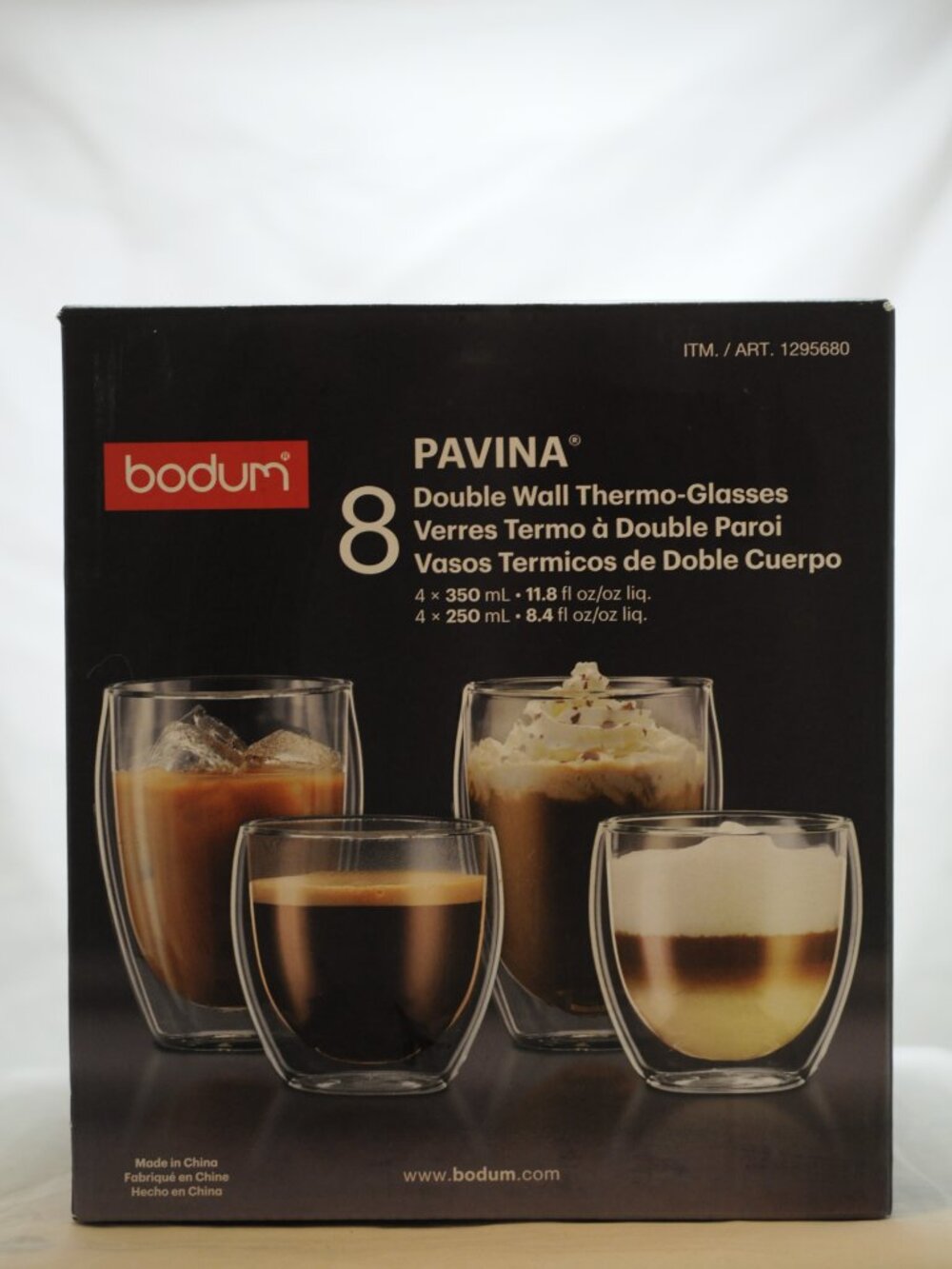 Bodum Pavina Double Wall Thermo-Glasses 8 Ct